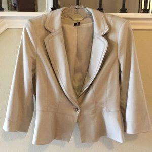 WHBM tan blazer